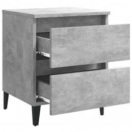 Acquista Comodino Grigio Calcestruzzo 40x35x50 cm in Truciolato con riferimento GHV-805877 della ditta GARDENHOME
