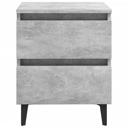 Acquista Comodini 2 pz Grigio Cemento 40x35x50 cm in Truciolato con riferimento GHV-805878 della ditta GARDENHOME