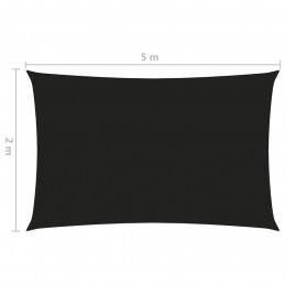 Acquista Parasole a Vela Oxford Rettangolare 2x5 m Nero con riferimento GHV-135754 della ditta GARDENHOME