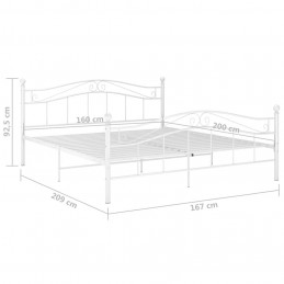 Acquista Giroletto Bianco in Metallo 160x200 cm con riferimento GHV-325001 della ditta GARDENHOME
