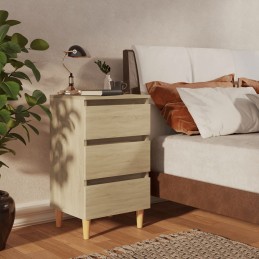 Comodino con Gambe in Legno...