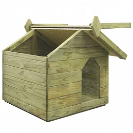 Acquista Cuccia per Cane da Esterno con Tetto Apribile Pino Impregnato con riferimento GHV-45149 della ditta GARDENHOME
