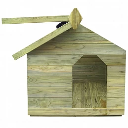 Acquista Cuccia per Cane da Esterno con Tetto Apribile Pino Impregnato con riferimento GHV-45150 della ditta GARDENHOME