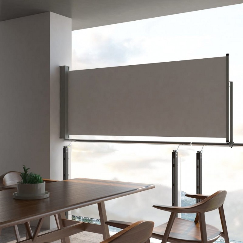 Acquista Tenda da Sole Laterale Retrattile 100 x 300 cm Grigia con riferimento GHV-45186 della ditta GARDENHOME