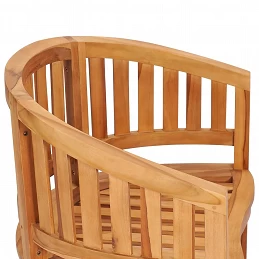 Acquista Sedia a Forma di Banana in Legno Massello di Teak con riferimento GHV-48018 della ditta GARDENHOME