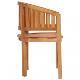 Acquista Sedie a Forma di Banana 2 pz in Legno Massello de Teak con riferimento GHV-48019 della ditta GARDENHOME