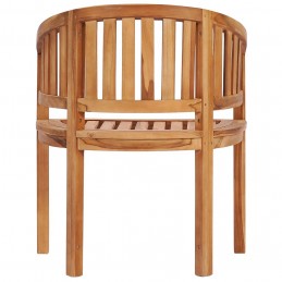 Acquista Sedie a Forma di Banana 2 pz in Legno Massello de Teak con riferimento GHV-48019 della ditta GARDENHOME