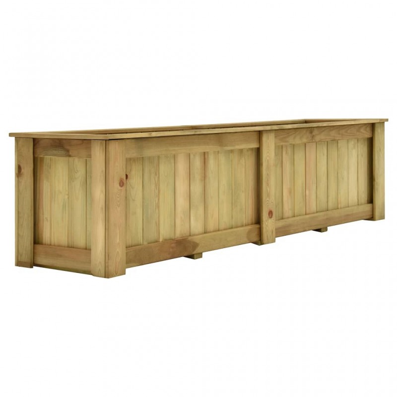 Acquista Fioriera Rialzata 196x50x50 cm in Legno di Pino Impregnato con riferimento GHV-49095 della ditta GARDENHOME