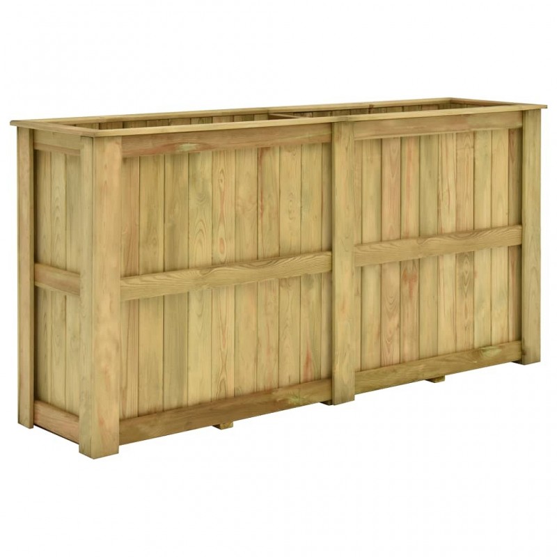 Acquista Fioriera Rialzata 196x50x100 cm in Legno di Pino Impregnato con riferimento GHV-49099 della ditta GARDENHOME