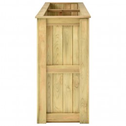 Acquista Fioriera Rialzata 196x50x100 cm in Legno di Pino Impregnato con riferimento GHV-49099 della ditta GARDENHOME