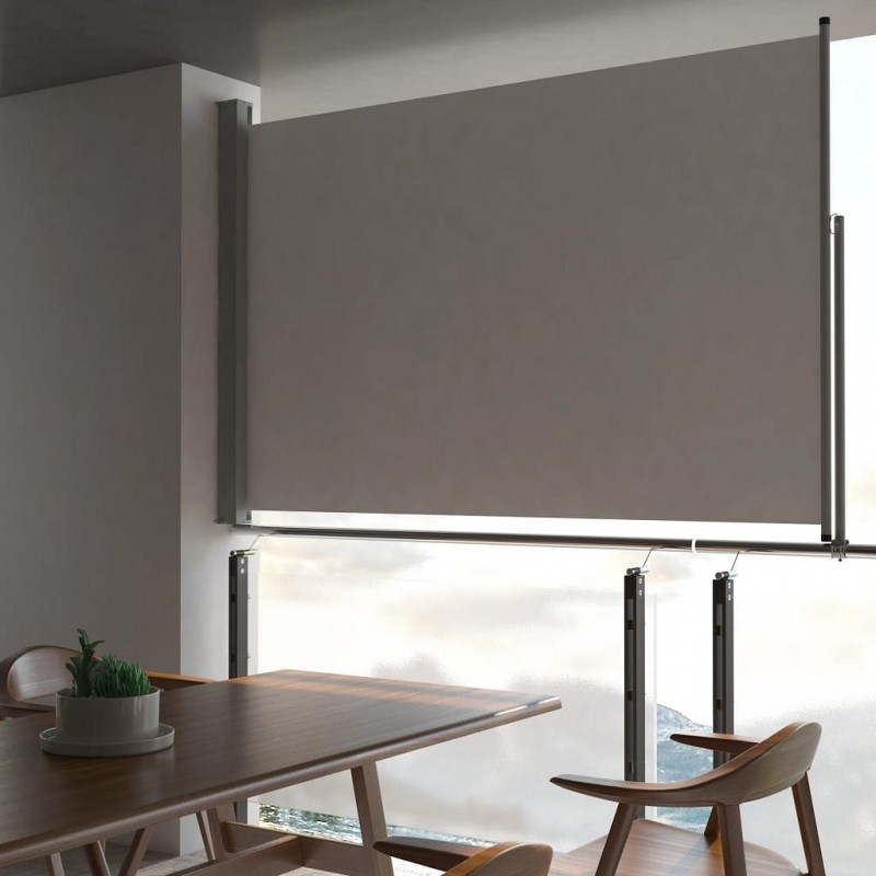 Acquista Tenda da Sole Laterale Retrattile 160 x 300 cm Grigia con riferimento GHV-45195 della ditta GARDENHOME