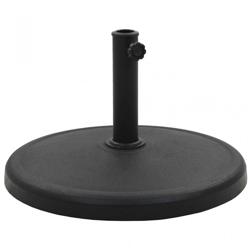 Acquista Base per Parasole Rotonda in Poliresina 19 kg Nera con riferimento GHV-45197 della ditta GARDENHOME
