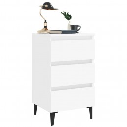 Acquista Comodino con Gambe in Metallo Bianco 40x35x69 cm con riferimento GHV-805905 della ditta GARDENHOME