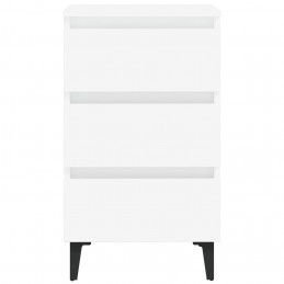 Acquista Comodino con Gambe in Metallo Bianco 40x35x69 cm con riferimento GHV-805905 della ditta GARDENHOME