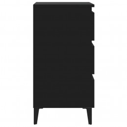 Acquista Comodino con Gambe in Metallo Nero 40x35x69 cm con riferimento GHV-805907 della ditta GARDENHOME