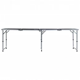 Acquista Tavolo da Beer Pong Pieghevole 240 cm Nero con riferimento GHV-48188 della ditta GARDENHOME