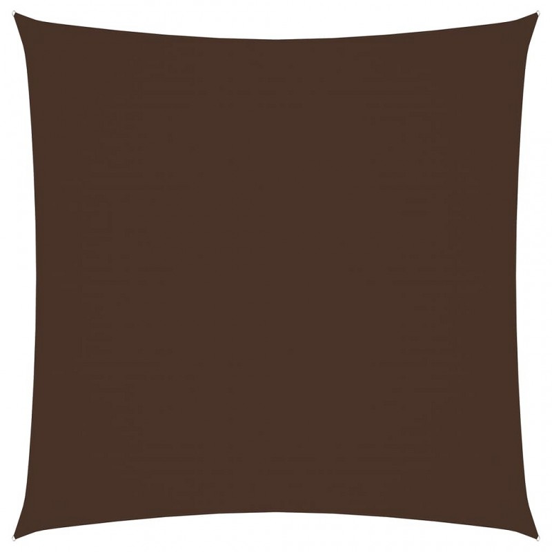 Acquista Vela Parasole in Tessuto Oxford Quadrata 3,6x3,6 m Marrone con riferimento GHV-135798 della ditta GARDENHOME