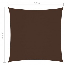 Acquista Vela Parasole in Tessuto Oxford Quadrata 3,6x3,6 m Marrone con riferimento GHV-135798 della ditta GARDENHOME