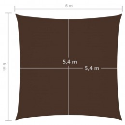 Acquista Parasole a Vela in Tela Oxford Quadrata 6x6 m Marrone con riferimento GHV-135802 della ditta GARDENHOME