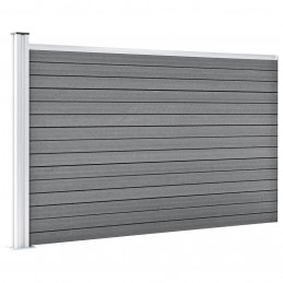 Acquista Pannello di Recinzione in WPC 175x105 cm Grigio con riferimento GHV-49075 della ditta GARDENHOME