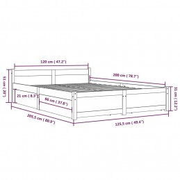 Acquista Giroletto con Cassetti 120x200 cm con riferimento GHV-3103554 della ditta GARDENHOME