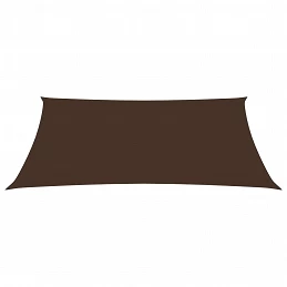 Acquista Parasole a Vela in Tessuto Oxford Rettangolare 3,5x4,5m Marrone con riferimento GHV-135819 della ditta GARDENHOME