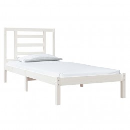 Acquista Giroletto Bianco in Legno Massello di Pino 90x190 cm 3FT Single con riferimento GHV-3104314 della ditta GARDENHOME