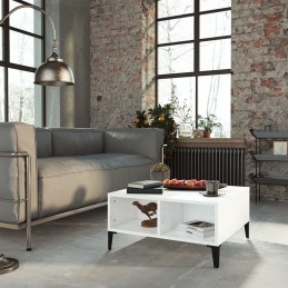 Acquista Tavolino da Salotto Bianco Lucido 60x60x30 cm in Truciolato con riferimento GHV-805992 della ditta GARDENHOME
