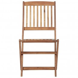 Acquista Sedie da Giardino Pieghevoli 8 pz con Cuscini Massello Acacia con riferimento GHV-3075043 della ditta GARDENHOME