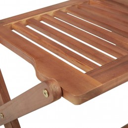 Acquista Sedie da Giardino Pieghevoli 8 pz con Cuscini Massello Acacia con riferimento GHV-3075043 della ditta GARDENHOME