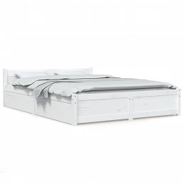 Acquista Giroletto con Cassetti Bianco 140x200 cm con riferimento GHV-3103560 della ditta GARDENHOME