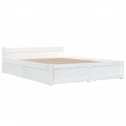 Acquista Giroletto con Cassetti Bianco 140x200 cm con riferimento GHV-3103560 della ditta GARDENHOME
