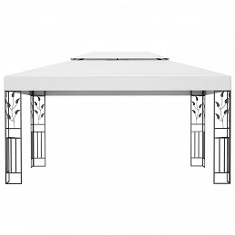 Acquista Gazebo con Tetto Doppio 3x4 m Bianco con riferimento GHV-48030 della ditta GARDENHOME