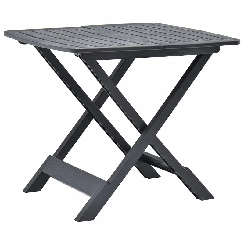 Acquista Tavolo da Giardino Antracite 79x72x70 cm in Plastica con riferimento GHV-48792 della ditta GARDENHOME