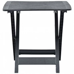 Acquista Tavolo da Giardino Antracite 79x72x70 cm in Plastica con riferimento GHV-48792 della ditta GARDENHOME