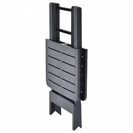 Acquista Tavolo da Giardino Antracite 79x72x70 cm in Plastica con riferimento GHV-48792 della ditta GARDENHOME