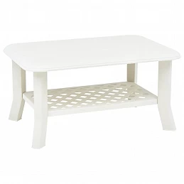 Acquista Tavolino da Caffè Bianco 90x60x46 cm in Plastica con riferimento GHV-48793 della ditta GARDENHOME
