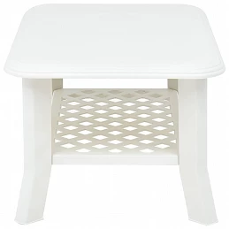 Acquista Tavolino da Caffè Bianco 90x60x46 cm in Plastica con riferimento GHV-48793 della ditta GARDENHOME