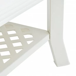 Acquista Tavolino da Caffè Bianco 90x60x46 cm in Plastica con riferimento GHV-48793 della ditta GARDENHOME