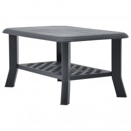 Acquista Tavolino da Caffè Antracite 90x60x46 cm in Plastica con riferimento GHV-48795 della ditta GARDENHOME