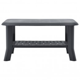 Acquista Tavolino da Caffè Antracite 90x60x46 cm in Plastica con riferimento GHV-48795 della ditta GARDENHOME