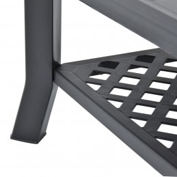 Acquista Tavolino da Caffè Antracite 90x60x46 cm in Plastica con riferimento GHV-48795 della ditta GARDENHOME