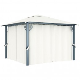 Acquista Gazebo con Tenda 300 x 300 cm Crema Alluminio con riferimento GHV-48042 della ditta GARDENHOME