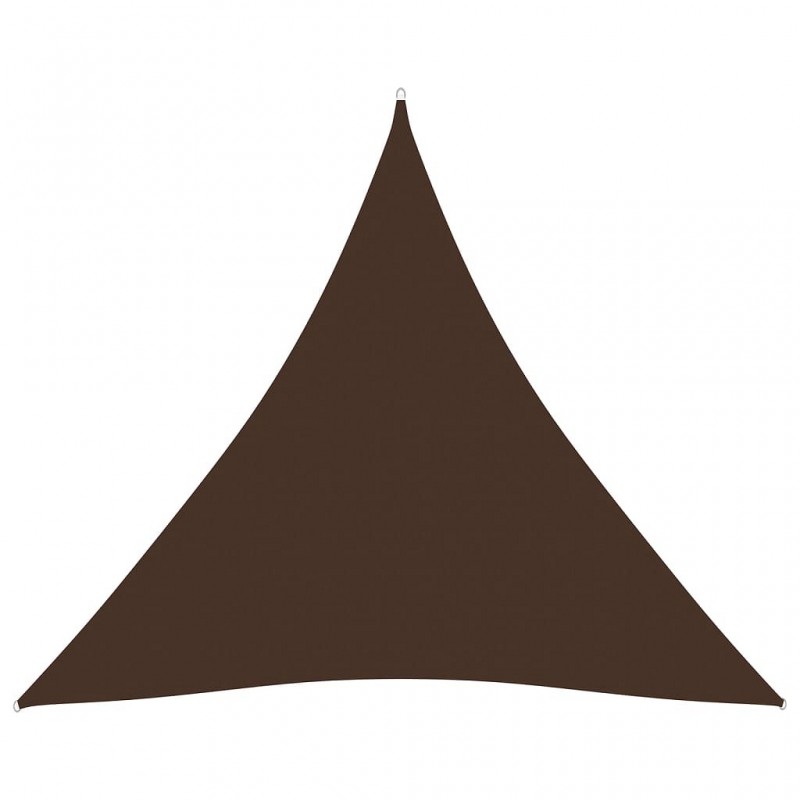 Acquista Parasole a Vela Oxford Triangolare 4,5x4,5x4,5 m Marrone con riferimento GHV-135838 della ditta GARDENHOME