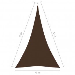 Acquista Parasole a Vela Oxford Triangolare 4x5x5 m Marrone con riferimento GHV-135839 della ditta GARDENHOME