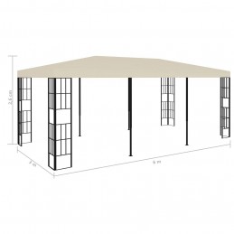 Acquista Gazebo 3x3 m Crema con riferimento GHV-47983 della ditta GARDENHOME