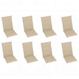 Acquista Sedie da Giardino Pieghevoli con Cuscini 8 pz Massello Acacia con riferimento GHV-3075057 della ditta GARDENHOME