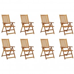 Acquista Sedie da Giardino Pieghevoli con Cuscini 8 pz Massello Acacia con riferimento GHV-3075059 della ditta GARDENHOME