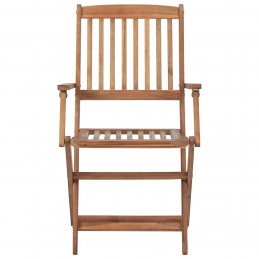 Acquista Sedie da Giardino Pieghevoli 8 pz in Legno Massello di Acacia con riferimento GHV-3075084 della ditta GARDENHOME