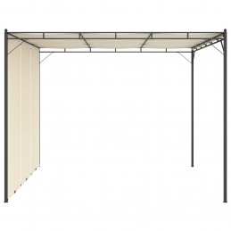 Acquista Gazebo da Giardino con Tenda Laterale 3x3x2,25m Crema con riferimento GHV-47993 della ditta GARDENHOME